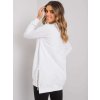 Biele dámske tunika šaty na bežný deň RV-TU-7214.81 (Veľkosť L/XL, Farba Biela)