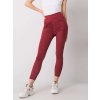 Dámske bordové legíny z bavlny a elastanu, kód RV-LG-4954.53 (Veľkosť 2XL, Farba Bordová)
