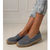 Dámske topánky espadrilky modré kód CZ-3 JEANS (Veľkosť 36)