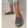 Dámske topánky espadrilky modré kód CZ-3 JEANS (Veľkosť 36)