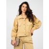 Dámska Bunda farba Hnedá camel kód IT-KR-FL10071.50 (Farba Hnedá camel, Veľkosť ONE SIZE)