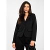 Dámske sako farba Čierna kód IT-MA-22201.82 (Farba Čierna, Veľkosť ONE SIZE)
