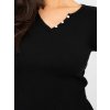 Dámska blúzka s dlhým rukávom čierna WT-BZ-A1138-1.67 (Farba Čierna, Veľkosť ONE SIZE)