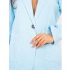 Dámske sako farba Svetlo-modrá kód IT-MA-FL7703.49 (Farba Svetlo-modrá, Veľkosť ONE SIZE)
