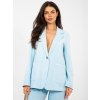 Dámske sako farba Svetlo-modrá kód IT-MA-FL7703.49 (Farba Svetlo-modrá, Veľkosť ONE SIZE)