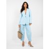 Dámske sako farba Svetlo-modrá kód IT-MA-FL7703.49 (Farba Svetlo-modrá, Veľkosť ONE SIZE)