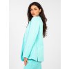 Dámske sako farba Tyrkysová kód IT-MA-FL7703.49 (Farba Tyrkysová, Veľkosť ONE SIZE)