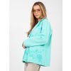 Dámske sako farba Tyrkysová kód IT-MA-FL9992.97 (Farba Tyrkysová, Veľkosť ONE SIZE)