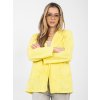 Dámske sako farba Žltá kód IT-MA-FL9992.97 (Farba Žltá, Veľkosť ONE SIZE)