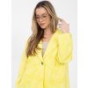 Dámske sako farba Žltá kód IT-MA-FL9992.97 (Farba Žltá, Veľkosť ONE SIZE)