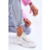 Dámská látková športové obuv memory foam system big star ll274a064 bílá / LL274A064 BIAŁY (Veľkosť 37)