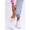 Dámská látková športové obuv memory foam system big star ll274a064 bílá / LL274A064 BIAŁY (Veľkosť 37)