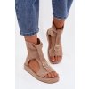 Dámske Sandále s vysokým svrškem tmavo béžove coralya / NN624 KHAKI (Veľkosť 36)