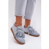 Dámske tenisky so strapcami modré dorivelle / 9052 BLUE (Veľkosť 37)
