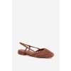 Okenní baleríny z eco semišu camel farivelle / 2828 CAMEL (Veľkosť 36)