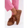 Dámske tenisky so strapcami camel dorivelle / 9052 CAMEL (Veľkosť 37)