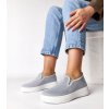 Dámske topánky tenisky sivé kód 2816 - GM 2816 GREY 38 - GM (Veľkosť 38)