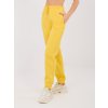 Moderné dámske športové tepláky kód CLM-DR-1107.98 (Farba Žltá, Veľkosť S)