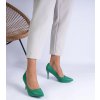 Dámske topánky lodičky zelené kód B-831 - GM B-831 GREEN 38 - GM (Veľkosť 38)