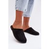 Dámske ploché nazouváky z eco semišu čierne veronelle / DM505 BLACK (Veľkosť 36)