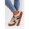 Dámske tenisky na platforme béžove janivelle / 25SP26-9086 BEIGE/MUL (Veľkosť 36)