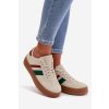 Dámske tenisky na platforme béžove janivelle / 25SP26-9086 BEIGE/MUL (Veľkosť 36)