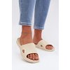 Klasické Dámske béžove papuče juniria / 22SD11-2520 BEIGE (Veľkosť 36)