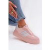Dámske tenisky na platforme ružové galleria / A021 PINK (Veľkosť 36)