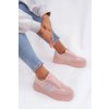 Dámske tenisky na platforme ružové galleria / A021 PINK (Veľkosť 36)