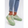 Dámske tenisky na platforme zelené galleria / A021 GREEN (Veľkosť 36)