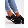 Dámske tenisky na platforme čierne galleria / A021 BLACK (Veľkosť 36)