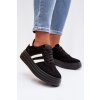 Dámske tenisky na platforme čierne galleria / A021 BLACK (Veľkosť 36)