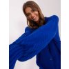 Dámsky sveter farba Kobaltovo-modrá kód BA-SW-8014.17P (Farba Kobaltovo-modrá, Veľkosť ONE SIZE)