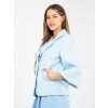 Dámska Bunda farba Svetlo-modrá kód IT-KR-95965.05 (Farba Svetlo-modrá, Veľkosť ONE SIZE)