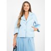 Dámska Bunda farba Svetlo-modrá kód IT-KR-95965.05 (Farba Svetlo-modrá, Veľkosť ONE SIZE)