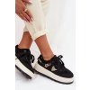 Dámske tenisky na platforme čierne florinda / A209 BLACK (Veľkosť 36)
