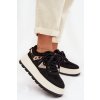 Dámske tenisky na platforme čierne florinda / A209 BLACK (Veľkosť 36)