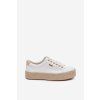 Dámske espadrilles na platforme big star tt274349 biele / (Veľkosť 38)