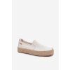 Dámske espadrilky na platforme big star tt274090 ecru / (Veľkosť 36)