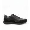 Čierne pánske tenisky Leon 81229 BLACK (Veľkosť 43)