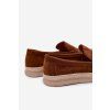 Mokasyny espadryle pánské camel rexton / C211 CAMEL (Veľkosť 40)
