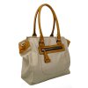 Béžová kabelka do ruky Beiyani s prídavným ramienkom z eko kože