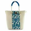 Shopper kabelka Monnari Bielo modrá 2150 0911-01