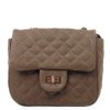 Svetlo sivá crossbody kabelka Massini Rosa w-151