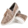 AŽUROVÉ TRAMPKY SLIP ON ESPADRILKY K1715006BE VEĽ.Č. 37 (Veľkosť 42)