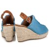 DŽÍNSOVÉ SANDÁLE ESPADRILKY  LL153JE veľ.č. 40 (Veľkosť UK7 / EUR 40)