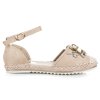 SANDÁLE ESPADRILKY S OZDOBOU m-5213a veľ.č. 40 (Veľkosť 42)