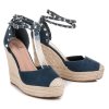 Modré sandále espadrilky LL92JE
