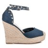 Modré sandále espadrilky LL92JE