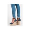 Modré sandále espadrilky LL92JE